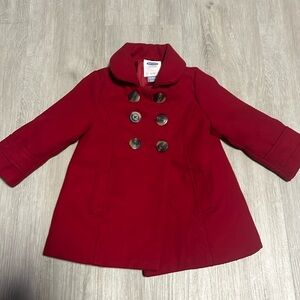 4/$30 Old navy red jacket 18-24M